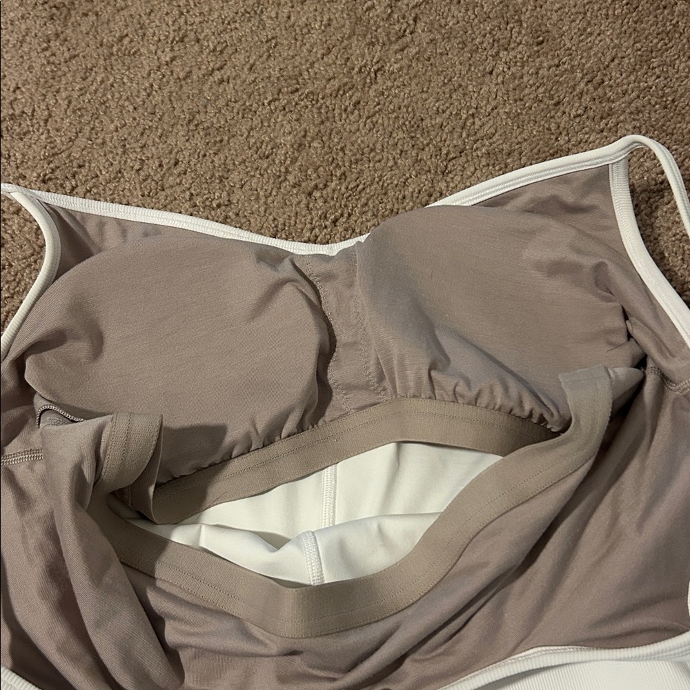 Lululemon White Ribbed Contoured Unitard - Picture 10 of 10